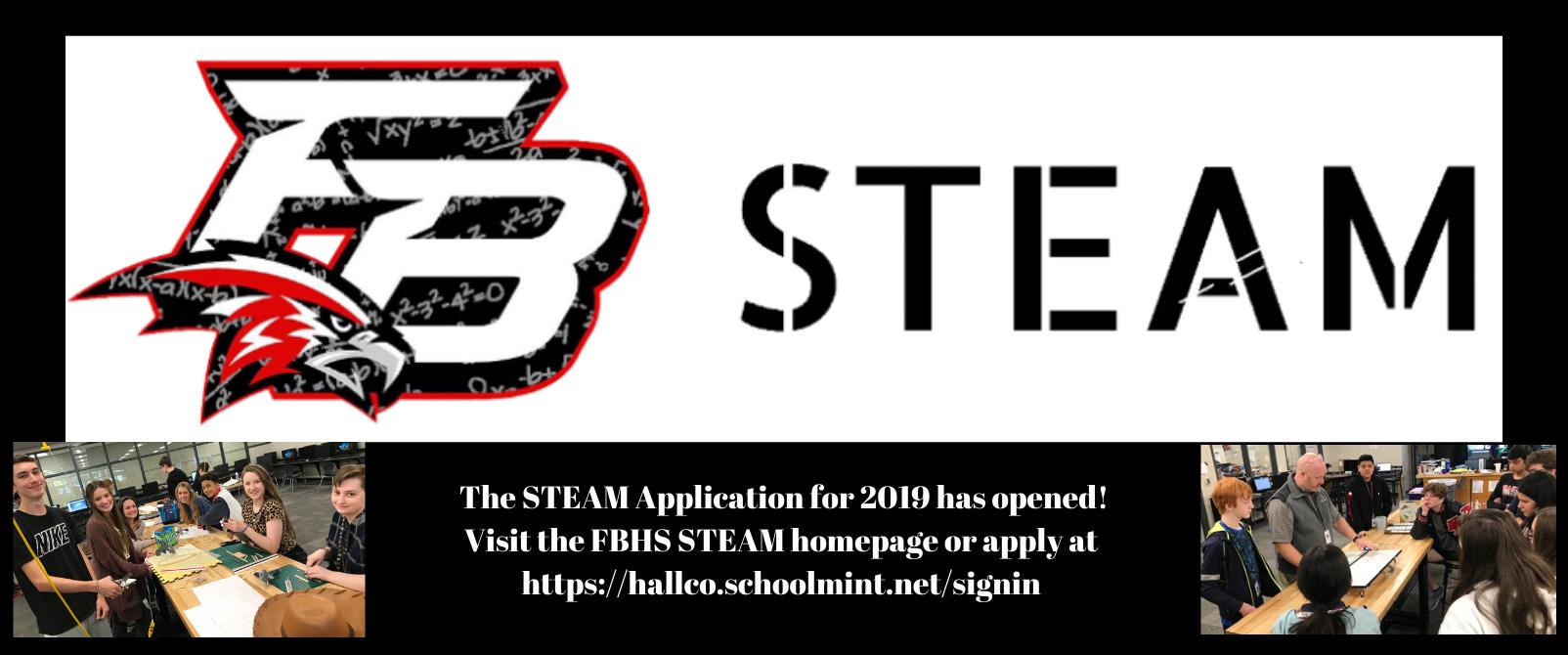 The STEAM Application for 2019